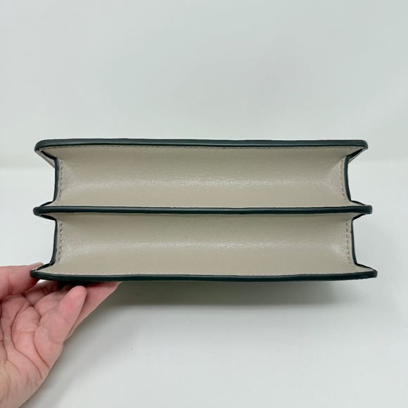 New Tory Burch T Monogram Flap Leather Shoulder Crossbody Bag In Fresh Clay - Picture 10 of 16